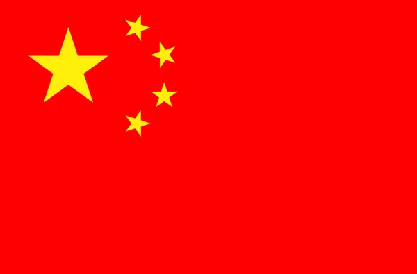 China Bandeira vetor ilustração — Vetor de Stock