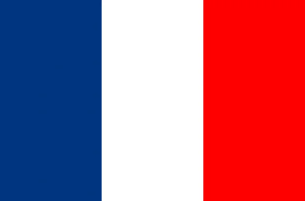 Frankrike flagga vektor illustration — Stock vektor