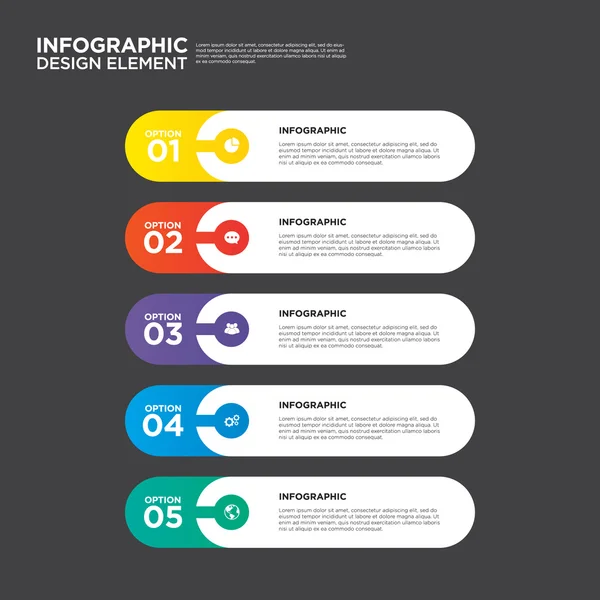 Εικονογράφηση φορέα στοιχείο σχεδίασης διάταξης πρότυπο έκθεση επαγγελματίες Infographic — Διανυσματικό Αρχείο