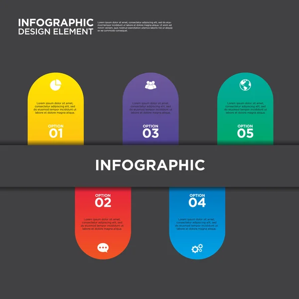 Εικονογράφηση φορέα στοιχείο σχεδίασης διάταξης πρότυπο έκθεση επαγγελματίες Infographic — Διανυσματικό Αρχείο