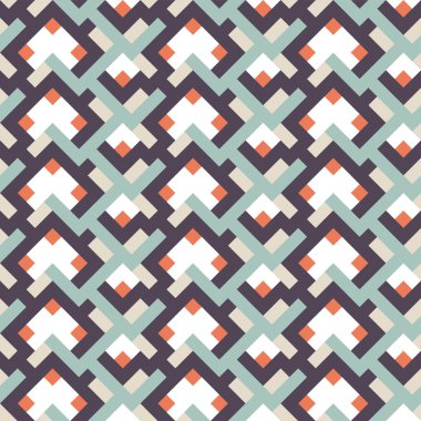 Soyut kesintisiz geometrik retor antika arka plan vektör çizim