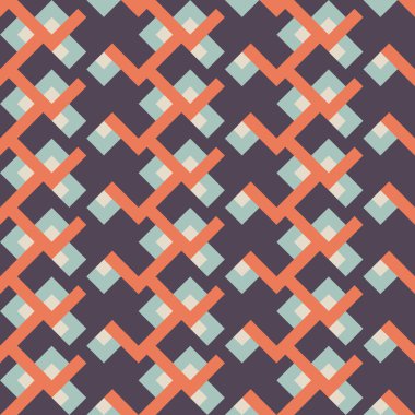 Soyut kesintisiz geometrik retor antika arka plan vektör çizim