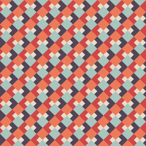 Ilustração em vetor vintage fundo abstrato retor geométricas sem emenda — Vetor de Stock