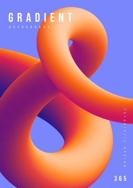 Soyut akışkan dinamik poster arka planı rengarenk şekilli modern sanat tarzı. Tasarım ögesi şablonu arkaplan, duvar kağıdı, baskı, dergi, kitap kapağı, vektör illüstrasyonu için kullanılabilir