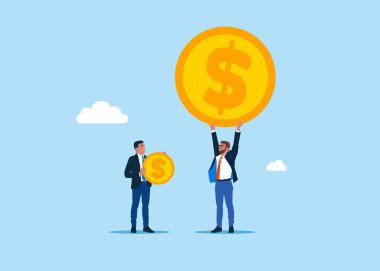 Dolar sikkeleri. Cinsiyet maaş farkı, insanların maaşları, maaşları veya gelirleri arasındaki eşitsizlik, cinsiyet çeşitliliği sorunu.