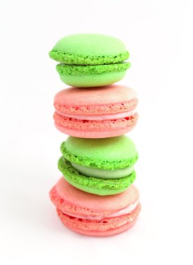 Beyaz izole acıbadem kurabiyesi kurabiye.