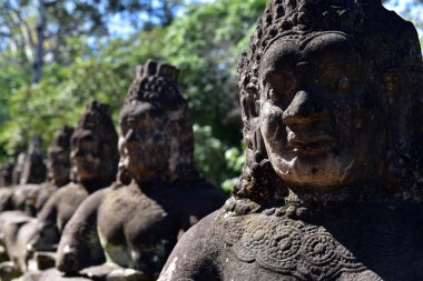 Heykeller köprüde, Angkor Thom, Cambodia