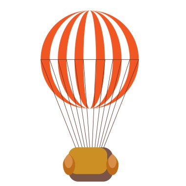 beyaz arkaplanda balon