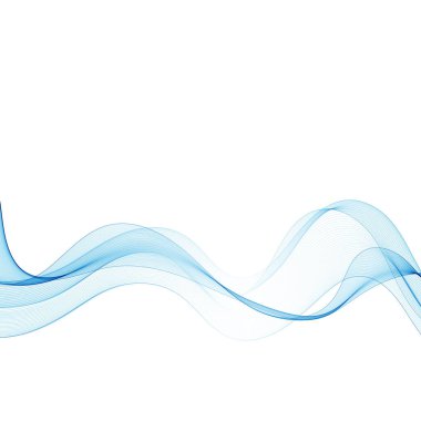 Derin mavi rengin soyut çizgisi suyun hareketini ve soyut aydınlığı gösterir.