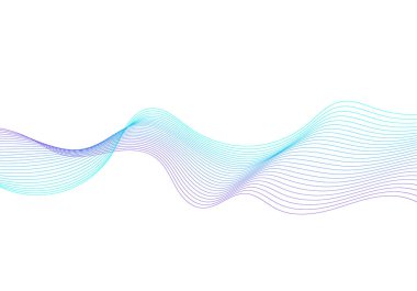 Arkaplan için grafiksel renkte dinamik grafik dalgası.