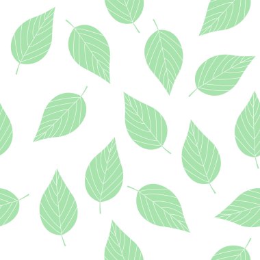 Yapraklı kusursuz desen