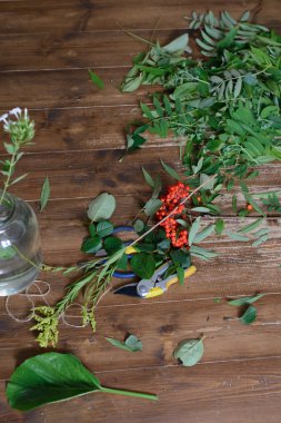 çiçek çöp Üstten Görünüm