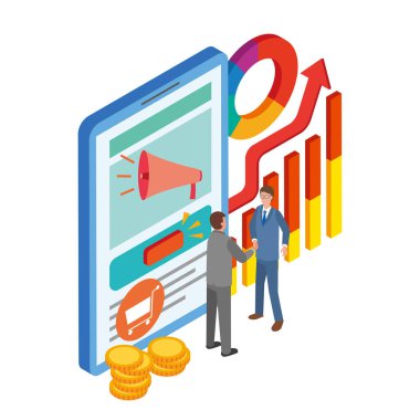 İnternet reklamcılığı ve anlaşmanın resmi.