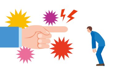 Kızgın bir iş adamının görüntüsü