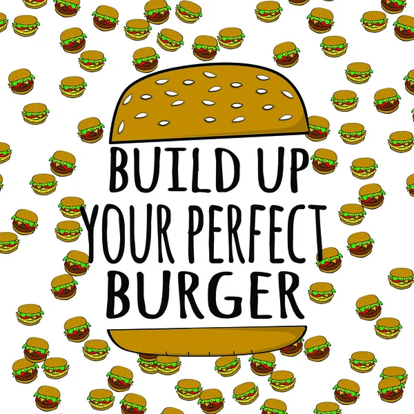 Δημιουργία τέλειο burger σας 4 — Φωτογραφία Αρχείου