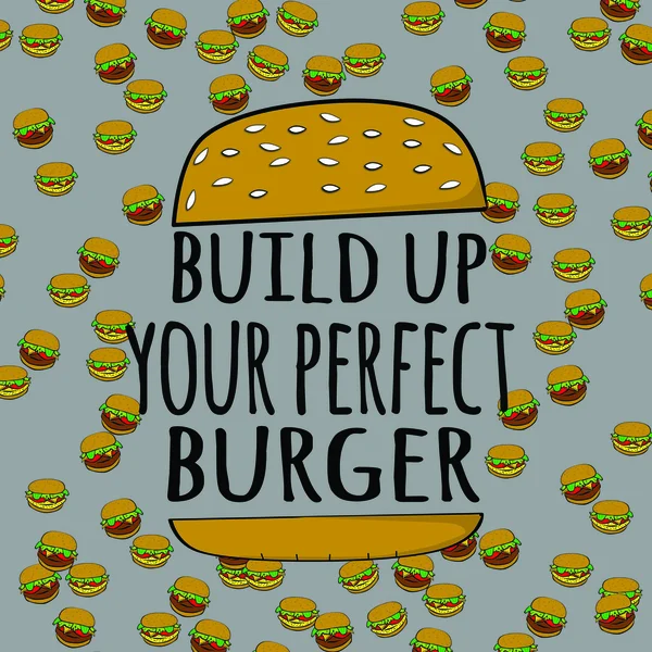 Δημιουργία τέλειο burger σας 5 — Φωτογραφία Αρχείου