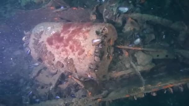 Charge de profondeur sur le navire coulé .