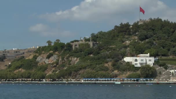 Resort kusten i Turkiet. — Stockvideo