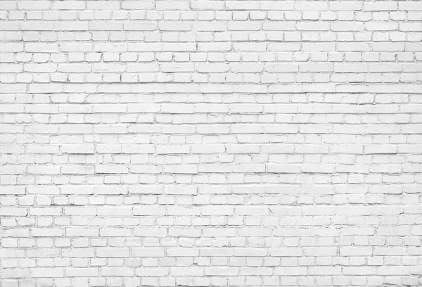 White brick wall texture background — Stock Photo, Image
