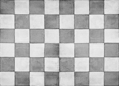 Taş duvar doku arka plan siyah ve beyaz döşenir