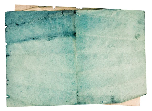 Eski vintage mavi beyaz arka plan üzerinde izole kitap