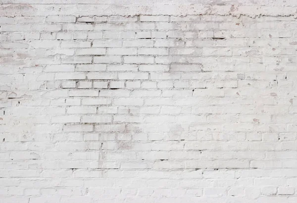 Oude Witte Baksteen Muur Textuur Achtergrond — Stockfoto