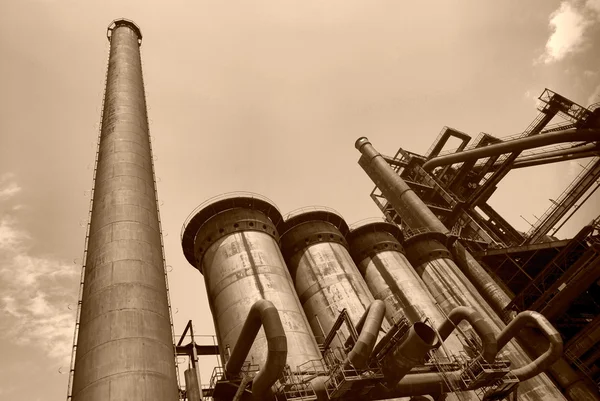 Oude staalfabriek — Stockfoto