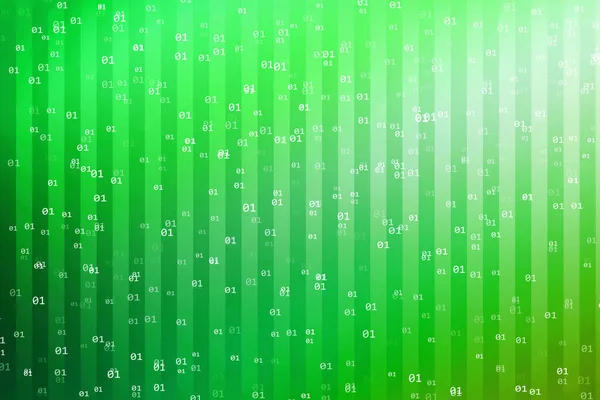 Yellow-green digital background. With vertical stripes and code numbers. Technology background.