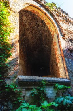 Tarakanov Kalesi. Terk edilmiş, yok edilmiş, savunma yapısı Ukrayna Rovenskaya Bölgesi