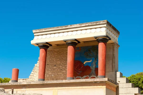 Knossos palast at crete, griechenland — Stockfoto