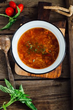  Sıcak İtalyan çorbası