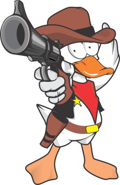 ön tarafta işaret ördek çekim