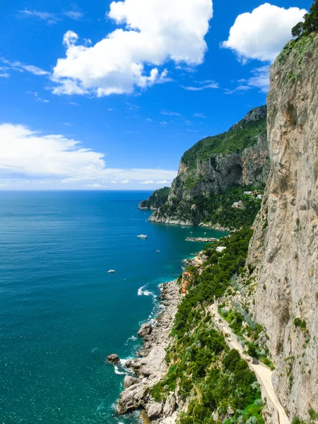 The beautiful Capri island, via Krupp in Italy — Stock Photo, Image