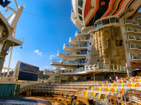 Barselona, Spaine - September, 6 2015: Royal Caribbean International, Allure of the Seas