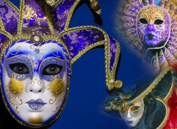 Traditional venetian masks — Stock Photo, Image