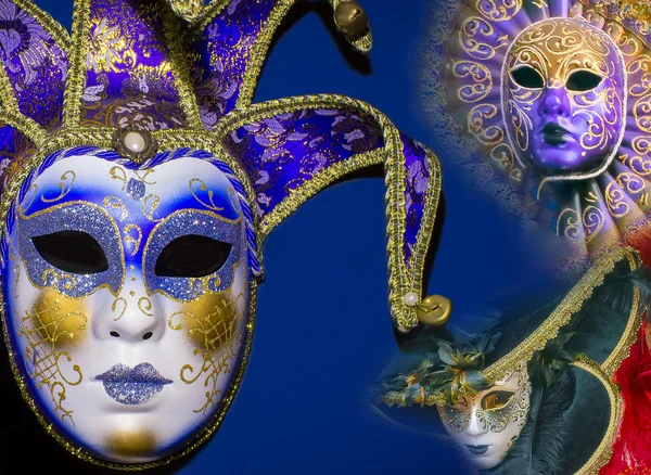 Traditionele Venetiaanse maskers — Stockfoto