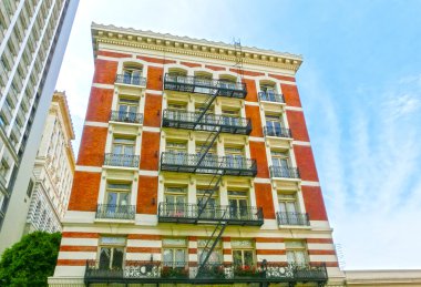 San Francisco 'daki yangın merdiveni.