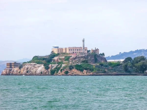 San Francisco Daki Alcatraz Adası Nın Ünlü Hapishanesi — Stok fotoğraf