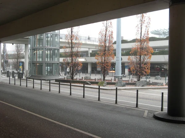 Αμβούργο Γερμανία Δεκέμβριος 2016 Αμβούργο Αεροδρόμιο Περιοχή Αφίξεων Παρκόμετρα Και — Φωτογραφία Αρχείου