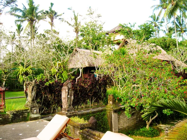 Bali Indonesië April 2012 Zicht Traditioneel Huis Tanah Merah Art — Stockfoto
