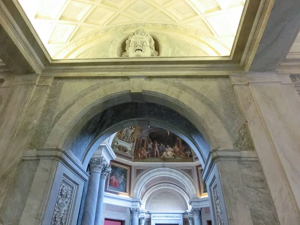Roma Itália Maio 2014 Interior Vaticano Itália Maio 2014 Museus — Fotografia de Stock