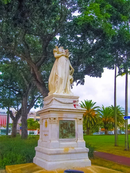 Fort France Martinique Februari 2013 Den Halshuggna Statyn Kejsarinnan Josephine — Stockfoto