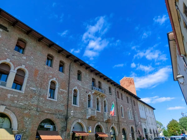 Vicenza Olaszország 2014 Szeptember Régi Palazzo Vicenzában Andrea Palladio Tervezte — Stock Fotó