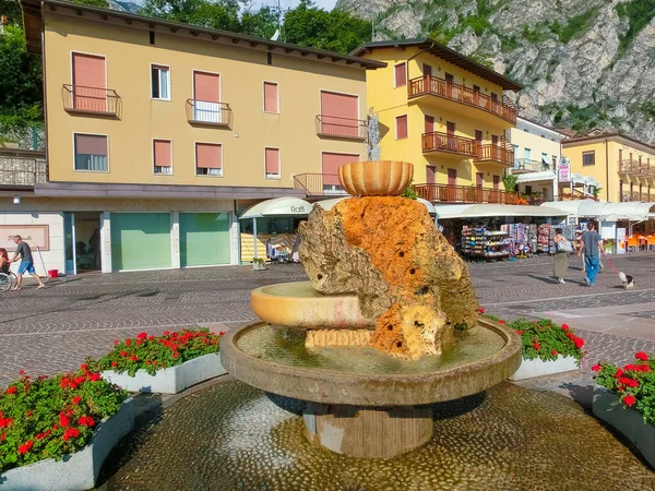 Limone Sul Garda Italia Septiembre 2014 Famoso Pueblo Limone Sul — Foto de Stock