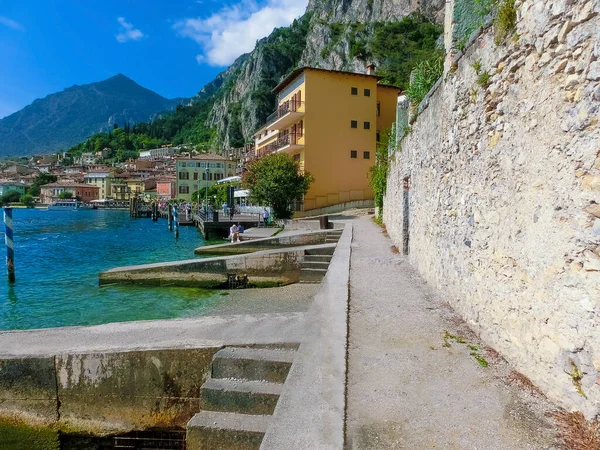 Limone Sul Garda Italia Septiembre 2014 Famoso Pueblo Limone Sul — Foto de Stock