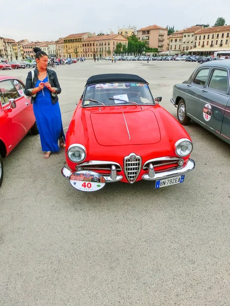 Pádua Itália Setembro 2014 Benefit Antique Classic Car Show Pádua — Fotografia de Stock
