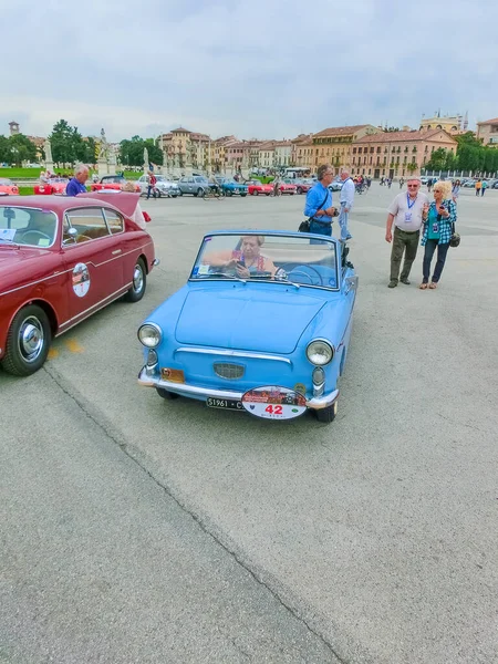 Pádua, Itália - 19 de setembro de 2014: Benefit Antique Classic Car Show — Fotografia de Stock