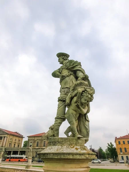 Fragmento Prato Della Valle Padua Veneto Italia — Foto de Stock