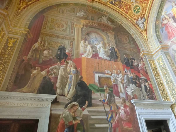 Roma Italia Mayo 2014 Interior Del Vaticano Italia Mayo 2014 — Foto de Stock