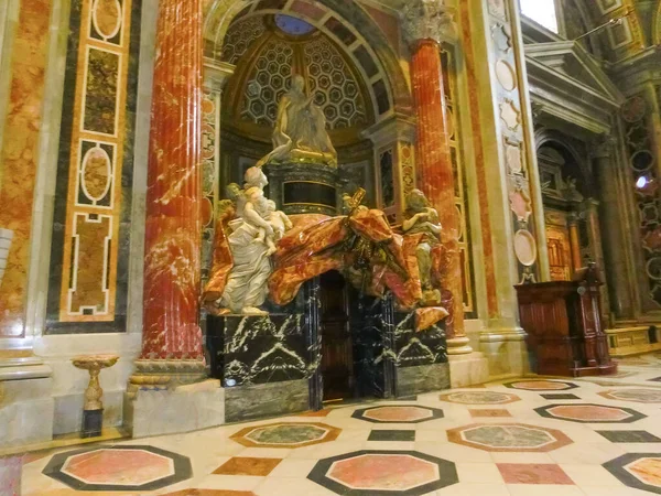 Rome Italy May 2014 Interior Peter Basilica May 2014 Rome — Stock Photo, Image